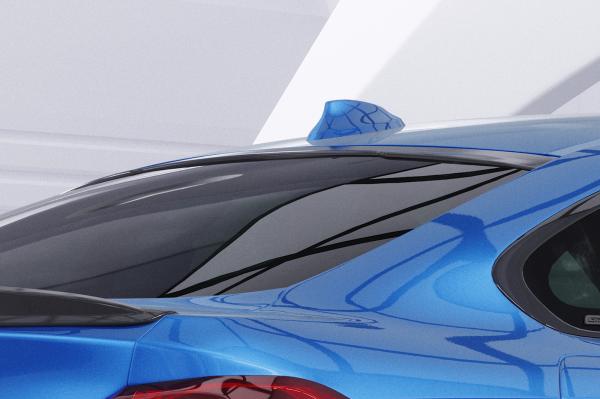 CSR Heckscheibenblend mit ABE für BMW 4er F36 Gran Coupe HSB114-S Strukturiert schwarz matt (keine Lackierung erforderlich)