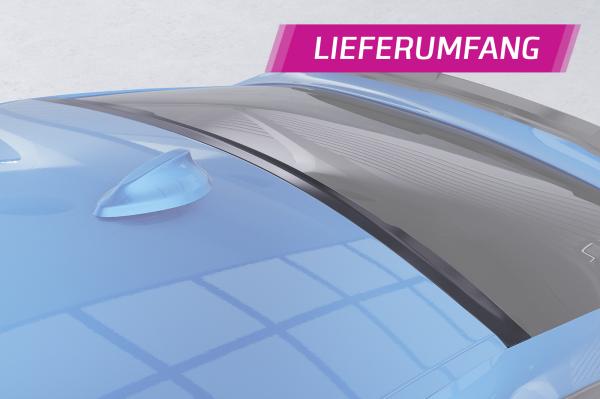 CSR Heckscheibenblende mit ABE für BMW 4er F36 Gran Coupe HSB114-M Carbon Look matt strukturiert (keine Lackierung erforderlich)