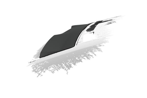 CSR Heckscheibenblend mit ABE für Polestar 2 HSB117-L schwarz matt (Lackierung erforderlich)