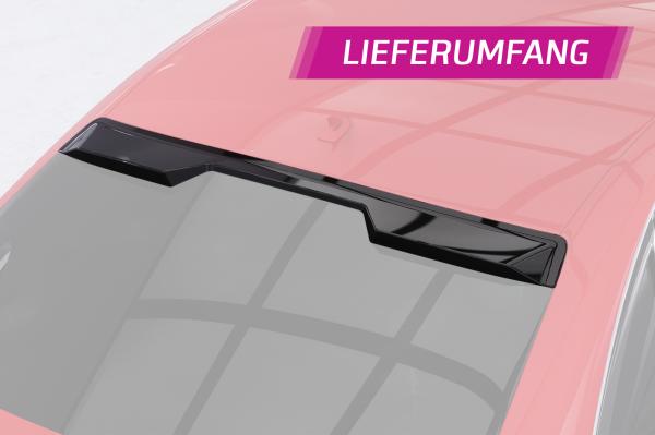 CSR Heckscheibenblend mit ABE für Audi A4 B8 (Typ 8K) Limousine HSB119-M Carbon Look matt strukturiert (keine Lackierung erforderlich)