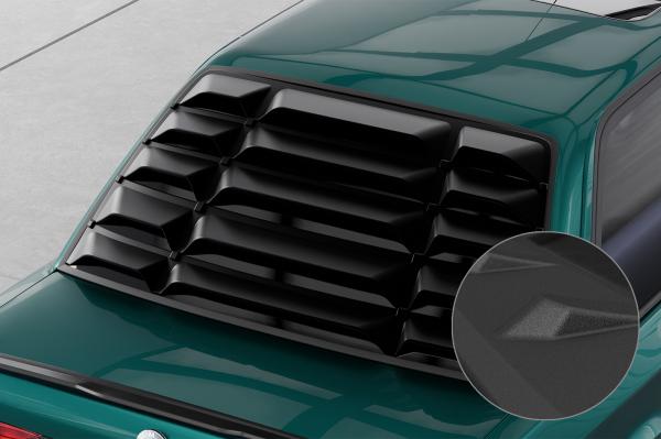 CSR Heckscheibenblende mit ABE für BMW 3er E30 Coupe (Zweitürer) HSB127-S schwarz matt strukturiert (keine Lackierung erforderlich)