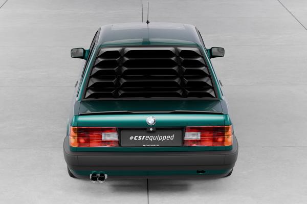 CSR Heckscheibenblende mit ABE für BMW 3er E30 Coupe (Zweitürer) HSB127-G Glossy schwarz Hochglanz (keine Lackierung erforderlich)