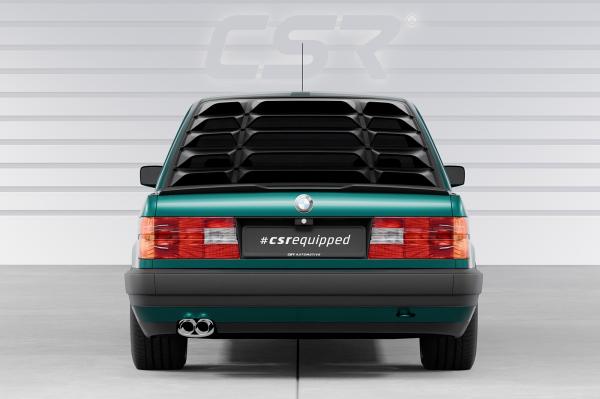 CSR Heckscheibenblende mit ABE für BMW 3er E30 Coupe (Zweitürer) HSB127-G Glossy schwarz Hochglanz (keine Lackierung erforderlich)