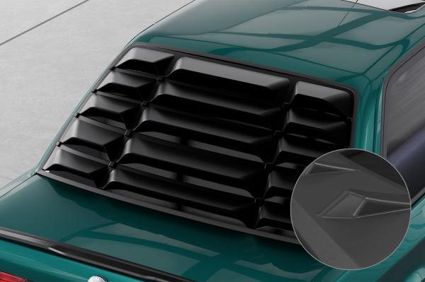CSR Heckscheibenblende mit ABE für BMW 3er E30 Coupe (Zweitürer) HSB127-L schwarz matt (Lackierung erforderlich)