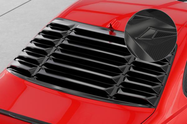 CSR Heckscheibenblende für BMW 3er E46 Coupe HSB137-C Carbon Look glänzend (keine Lackierung erforderlich)