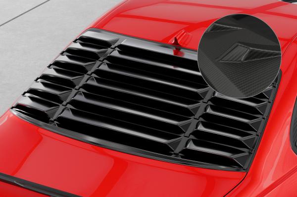 CSR Heckscheibenblende für BMW 3er E46 Coupe HSB137-M Carbon Look matt strukturiert (keine Lackierung erforderlich)