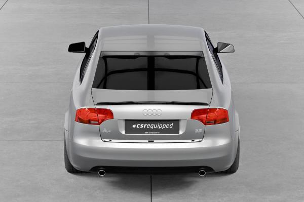 CSR Heckscheibenblend mit ABE für Audi A4 B7 (Typ 8E) HSB140-G Glossy schwarz Hochglanz (keine Lackierung erforderlich)