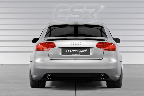 CSR Heckscheibenblend mit ABE für Audi A4 B7 (Typ 8E) HSB140-G Glossy schwarz Hochglanz (keine Lackierung erforderlich)