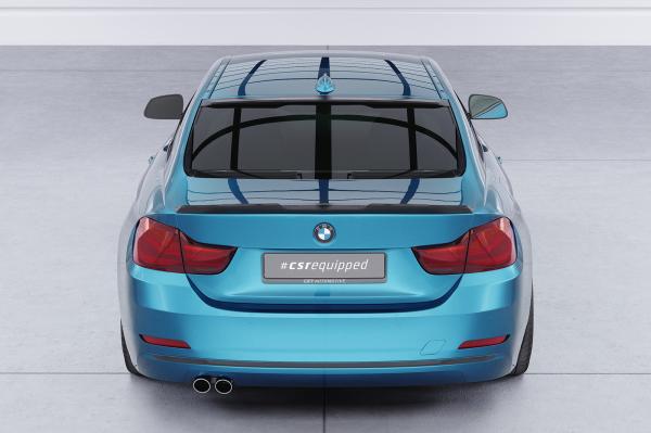 CSR Heckscheibenblende für BMW 4er F32 Coupe HSB143-S Strukturiert schwarz matt (keine Lackierung erforderlich)
