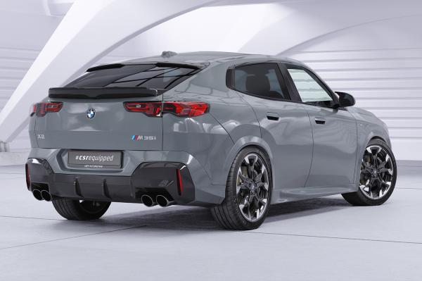 CSR Heckscheibenblend mit ABE für BMW X2 / iX2 U10 HSB144-L schwarz matt (Lackierung erforderlich)