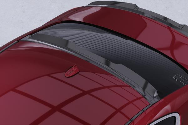 CSR Heckscheibenblend mit ABE für Infiniti Q50 HSB147-L Lackierung erforderlich (schwarz matt)