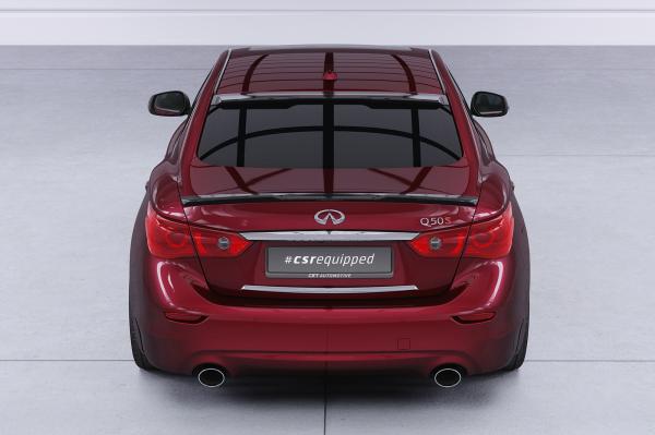 CSR Heckscheibenblend mit ABE für Infiniti Q50 HSB147-G Glossy schwarz glänzend (keine Lackierung erforderlich)
