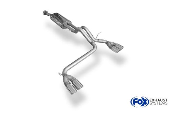 Fox Halbanlage ab Kat für Hummer H2 ab 2008 – Ausgang rechts/links – 2x90 mm (Typ 17)