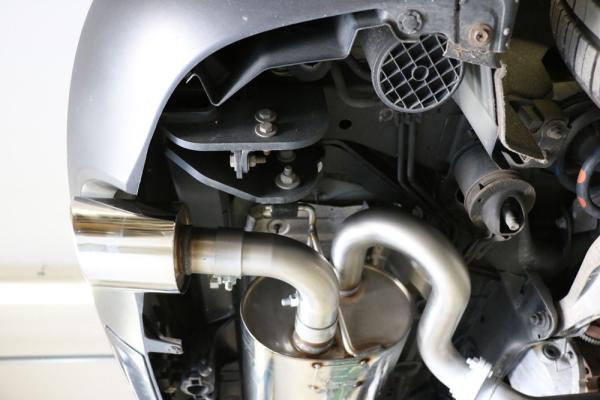 Fox Endschalldämpfer quer 129x106 Typ 32 rechts/links für Infiniti EX37 (ab 2010) – Edelstahl, Rohr 55 mm, EG-Gutachten