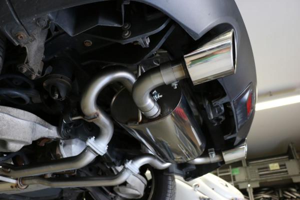 Fox Endschalldämpfer quer 129x106 Typ 32 rechts/links für Infiniti EX37 (ab 2010) – Edelstahl, Rohr 55 mm, EG-Gutachten