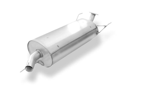 Fox Mittelschalldämpfer für Kia Sorento JC – Edelstahl, Rohr 60/55 mm, EG-Gutachten