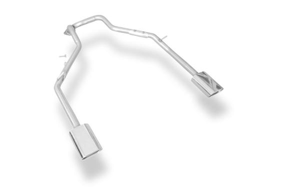 Fox Endrohrgeweih 135x80 Typ 53 rechts/links für Kia Sorento JC – Edelstahl, EG-Gutachten