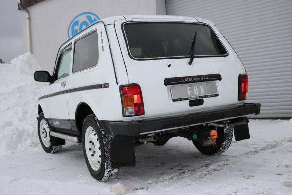 Fox Endschalldämpfer für Lada Niva 4x4 – Ausgang rechts/links – 1x45 mm (Typ 10)