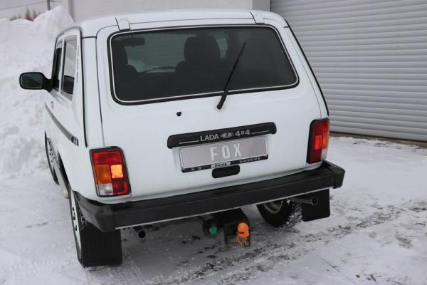 Fox Endschalldämpfer für Lada Niva 4x4 – Ausgang rechts/links – 1x45 mm (Typ 10)