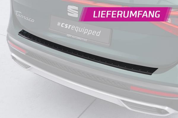 CSR Ladekantenschutz für Seat Tarraco LKS009-G Glossy schwarz glänzend (keine Lackierung erforderlich)