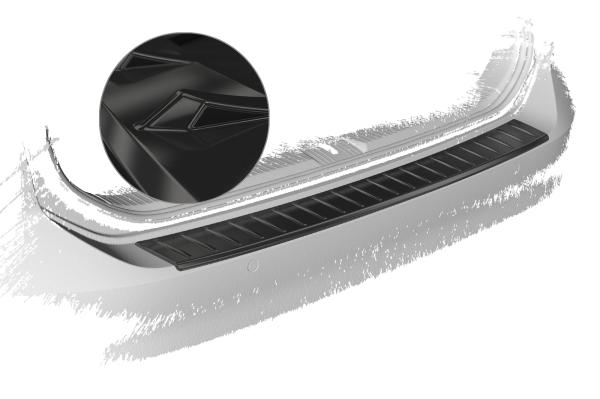 CSR Ladekantenschutz für VW Passat B8 (Typ 3G) Variant LKS011-G Glossy schwarz Hochglanz (keine Lackierung erforderlich)