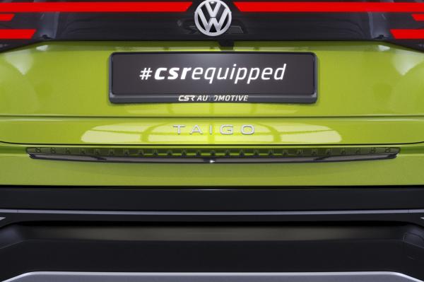 CSR Ladekantenschutz für VW Taigo (Typ CS) LKS023-G Glossy schwarz Hochglanz (keine Lackierung erforderlich)