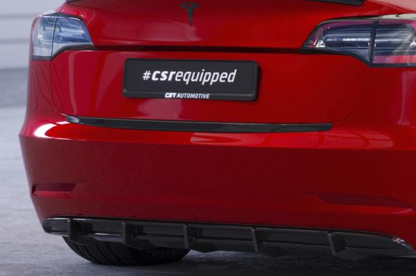 CSR Ladekantenschutz für Tesla Model 3 LKS024-G Glossy schwarz glänzend (keine Lackierung erforderlich)