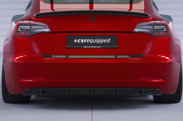 CSR Ladekantenschutz für Tesla Model 3 LKS024-G Glossy schwarz glänzend (keine Lackierung erforderlich)