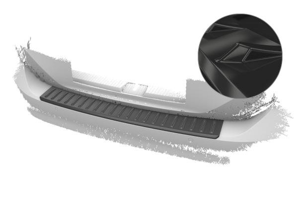 CSR Ladekantenschutz für VW Passat B7 (3C) Variant LKS025-G Glossy schwarz Hochglanz (keine Lackierung erforderlich)