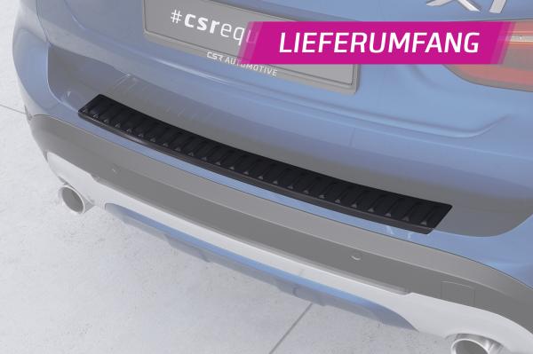 CSR Ladekantenschutz für BMW X1 F48 LKS026-G Glossy schwarz Hochglanz (keine Lackierung erforderlich)