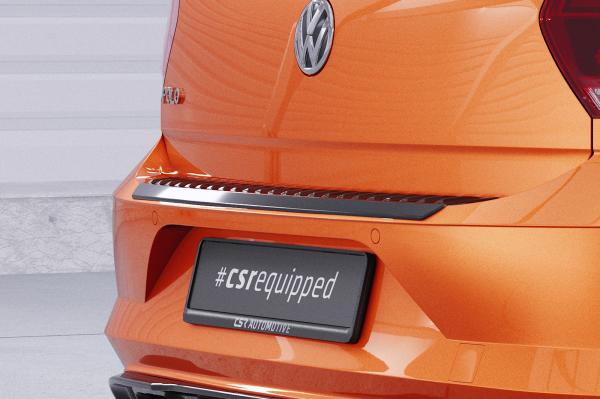 CSR Ladekantenschutz für VW Polo 6 (Typ AW) LKS032-G Glossy schwarz Hochglanz (keine Lackierung erforderlich)