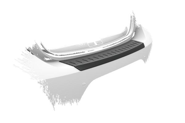 CSR Ladekantenschutz für Opel Corsa F LKS034-G Glossy schwarz Hochglanz (keine Lackierung erforderlich)