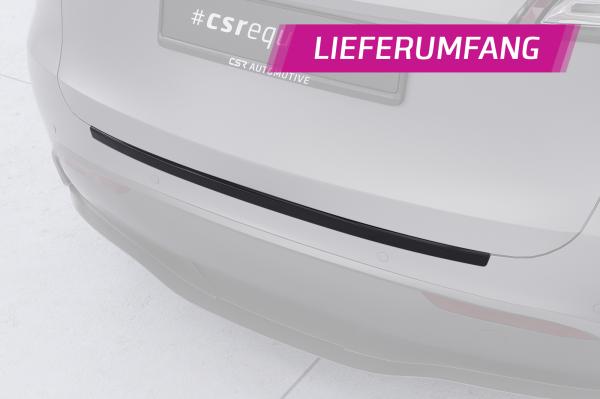 CSR Ladekantenschutz für Tesla Model Y LKS045-G Glossy schwarz Hochglanz (keine Lackierung erforderlich)