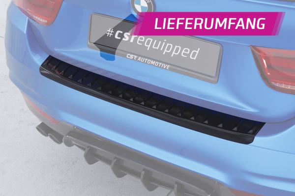 CSR Ladekantenschutz für BMW 4er F36 LKS054-G Glossy schwarz glänzend (keine Lackierung erforderlich)