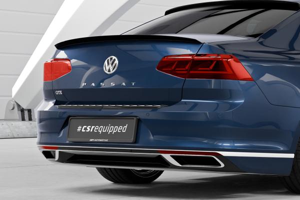 CSR Ladekantenschutz für VW Passat B8 (Typ 3G) Limousine LKS055-G Glossy schwarz Hochglanz (keine Lackierung erforderlich)