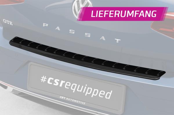 CSR Ladekantenschutz für VW Passat B8 (Typ 3G) Limousine LKS055-G Glossy schwarz Hochglanz (keine Lackierung erforderlich)
