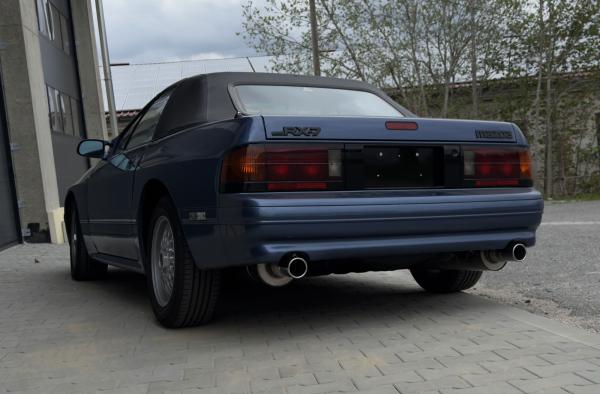 Fox Endschalldämpfer 1x80 Typ 12 rechts/links für Mazda RX-7 FC – Edelstahl, EG-Gutachten