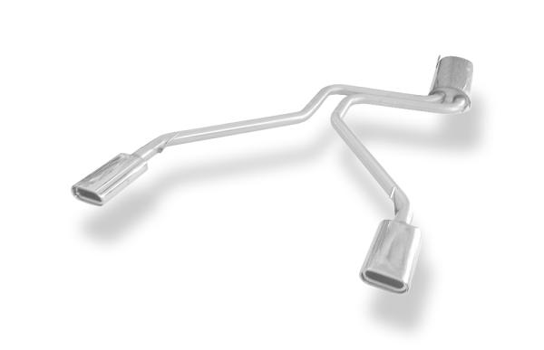 Fox passend für Mercedes Vito 638 Endschalldämpfer Ausgang rechts/links  - 135x80 Typ 53 rechts/links MB080002-593