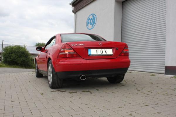 Fox Halbanlage ab Kat für Mercedes SLK Typ 170 – 115x85 mm (Typ 170)