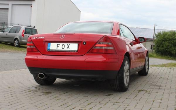 Fox Halbanlage ab Kat für Mercedes SLK Typ 170 – 115x85 mm (Typ 170)