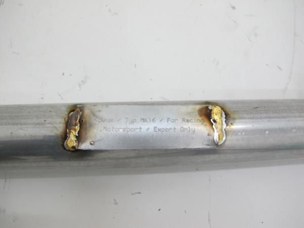 Novus Vor-/Mittelschalldämpfer Ersatzrohr Gruppe N für Audi A3 8L / Seat Leon, Toledo 1M / Skoda Octavia 1U / VW Golf 4, Bora, New Beetle – Motorsport