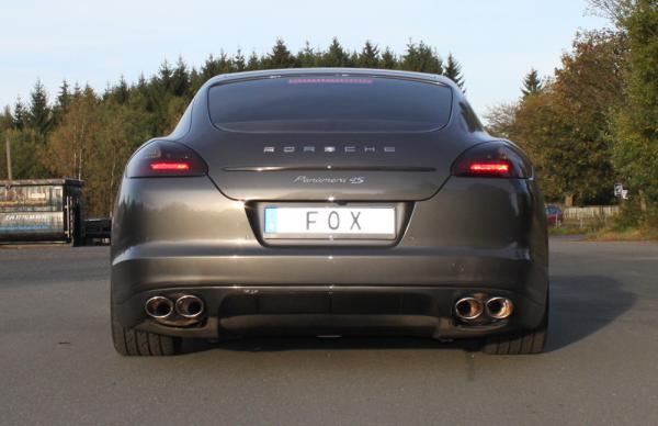 Fox passend für Porsche Panamera 3,6l Endschalldämpfer rechts/links - 2x115x85 Typ 44 rechts/links  PO120014-748