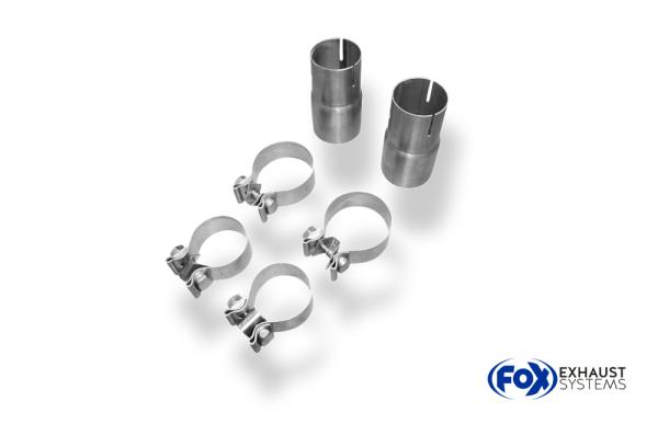 Fox passend für Porsche Panamera 3,6l Endschalldämpfer rechts/links - 2x115x85 Typ 44 rechts/links  PO120014-748