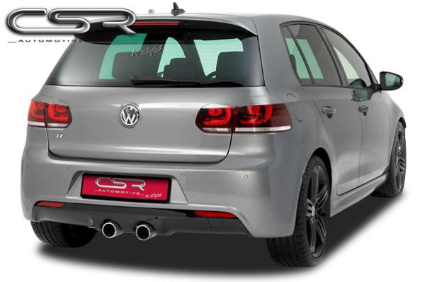 CSR Rücklichtblenden für VW Golf 6 (Typ 1K) RB005-L schwarz matt (Lackierung erforderlich)