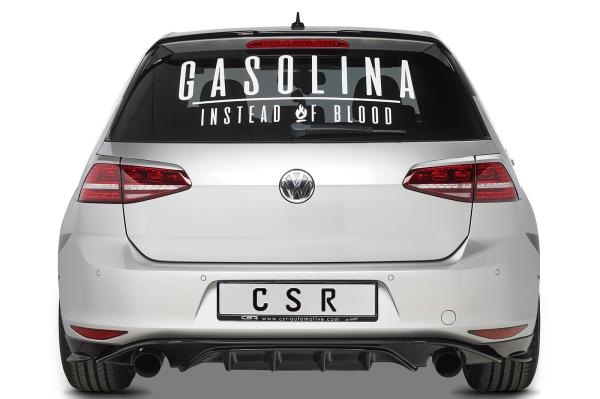 CSR Rücklichtblenden für VW Golf 7 (Typ 1K) RB007-L Lackierung erforderlich (schwarz matt)