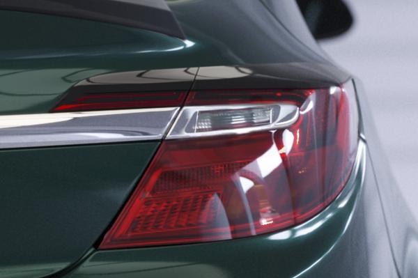 CSR Rücklichtblenden für Opel Insignia A RB013-L schwarz matt (Lackierung erforderlich)