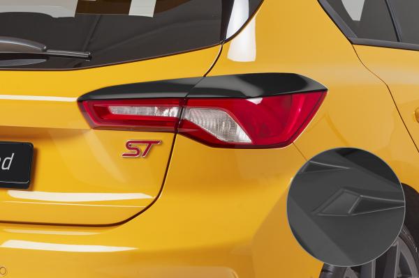 CSR Rücklichtblenden für Ford Focus MK4 Schrägheck RB014 schwarz matt (Lackierung erforderlich)