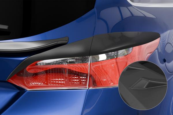 CSR Rücklichtblenden für Ford Focus MK3 Turnier RB016-L schwarz matt (Lackierung erforderlich)