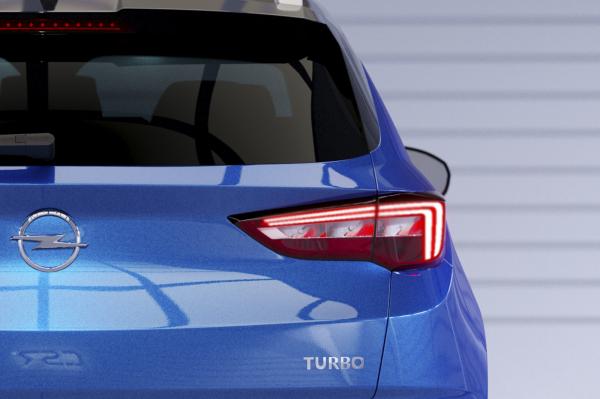 CSR Rücklichtblenden für Opel Grandland X RB017-L schwarz matt (Lackierung erforderlich)