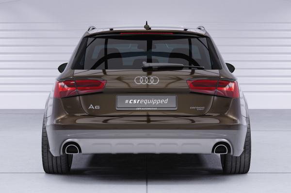 CSR Rücklichtblenden für Audi A6 C7 (Typ 4G) Avant RB018-L schwarz matt (Lackierung erforderlich)